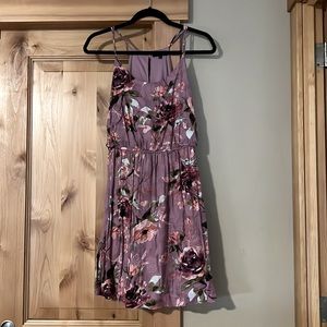 Staccato lined elastic waist dress